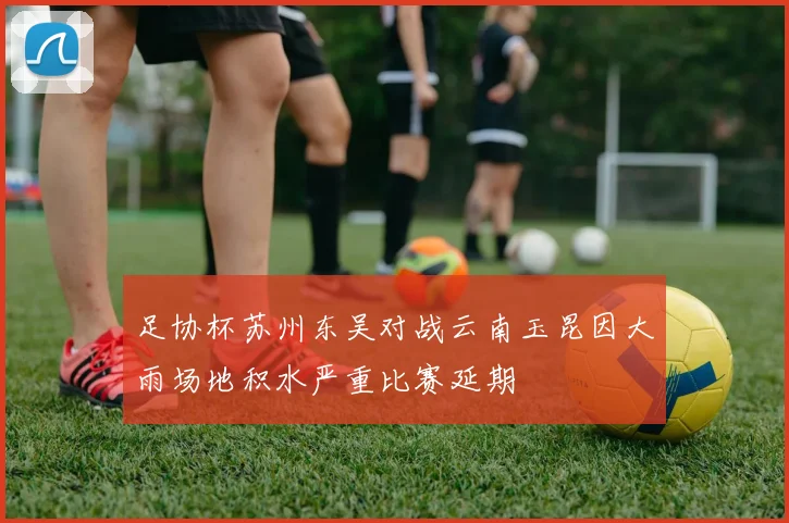 足协杯苏州东吴对战云南玉昆因大雨场地积水严重比赛延期